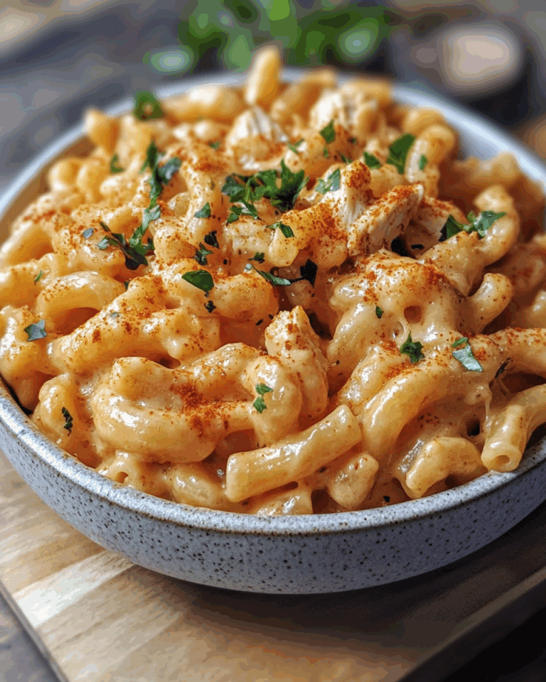 BBQ Hähnchen mit Mac and Cheese