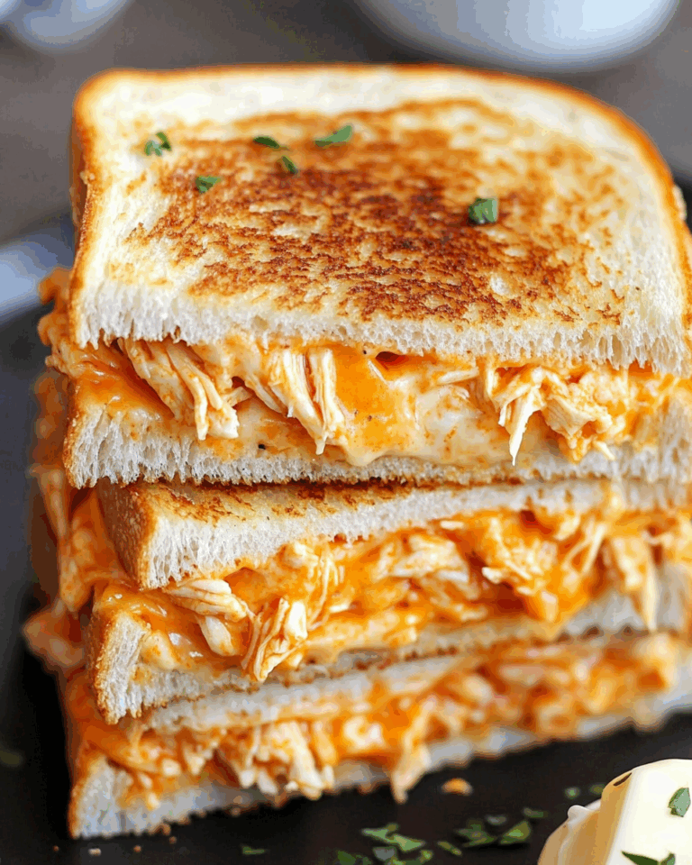 Gegrillter Käse mit Buffalo Chicken