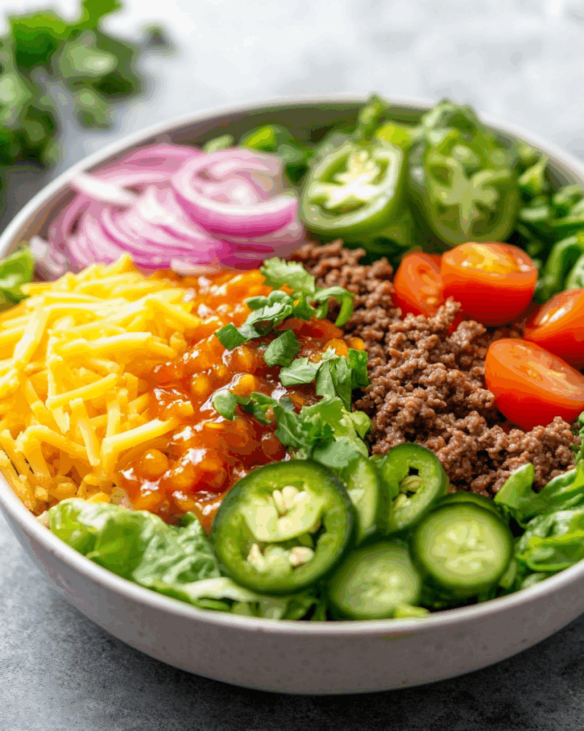 Cheeseburger Schüsseln