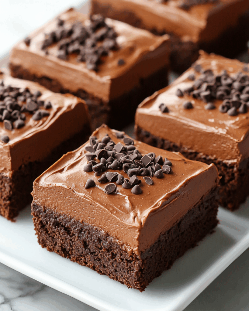 Schoko-Mousse-Brownies
