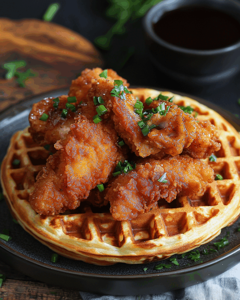 Südstaaten-Hähnchen und Waffeln