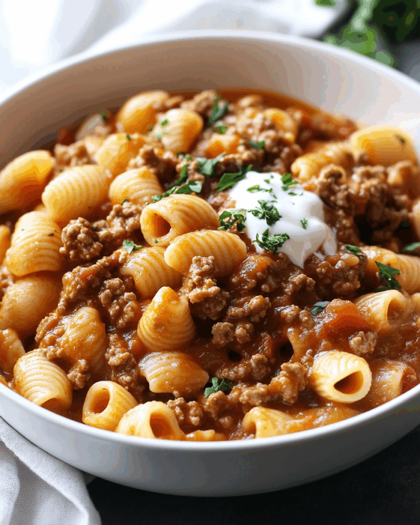 Hausgemachter Hamburger Helper