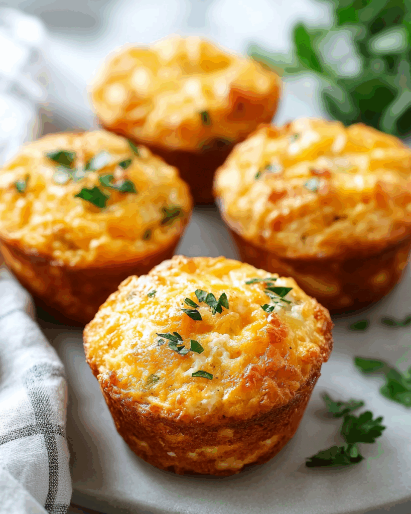 Herzhafte Hüttenkäse-Muffins