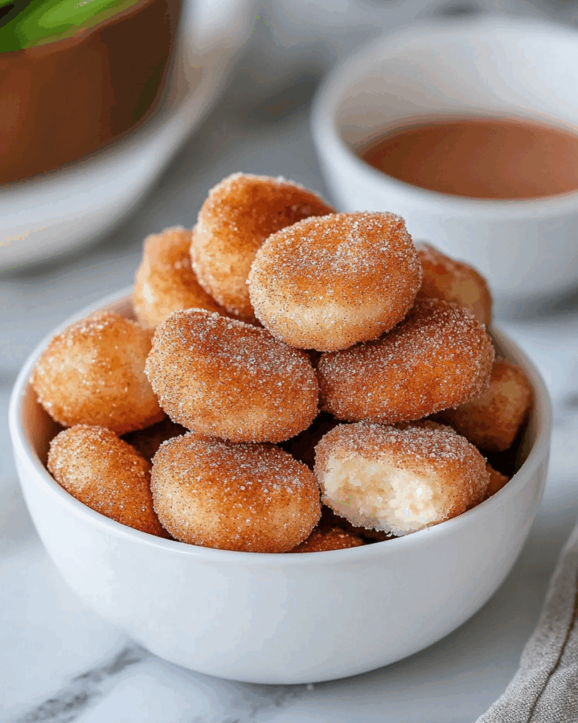 Süße Churro-Bällchen aus der Heißluftfritteuse