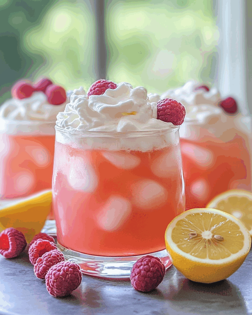 Geschlagene Rosa Limonade