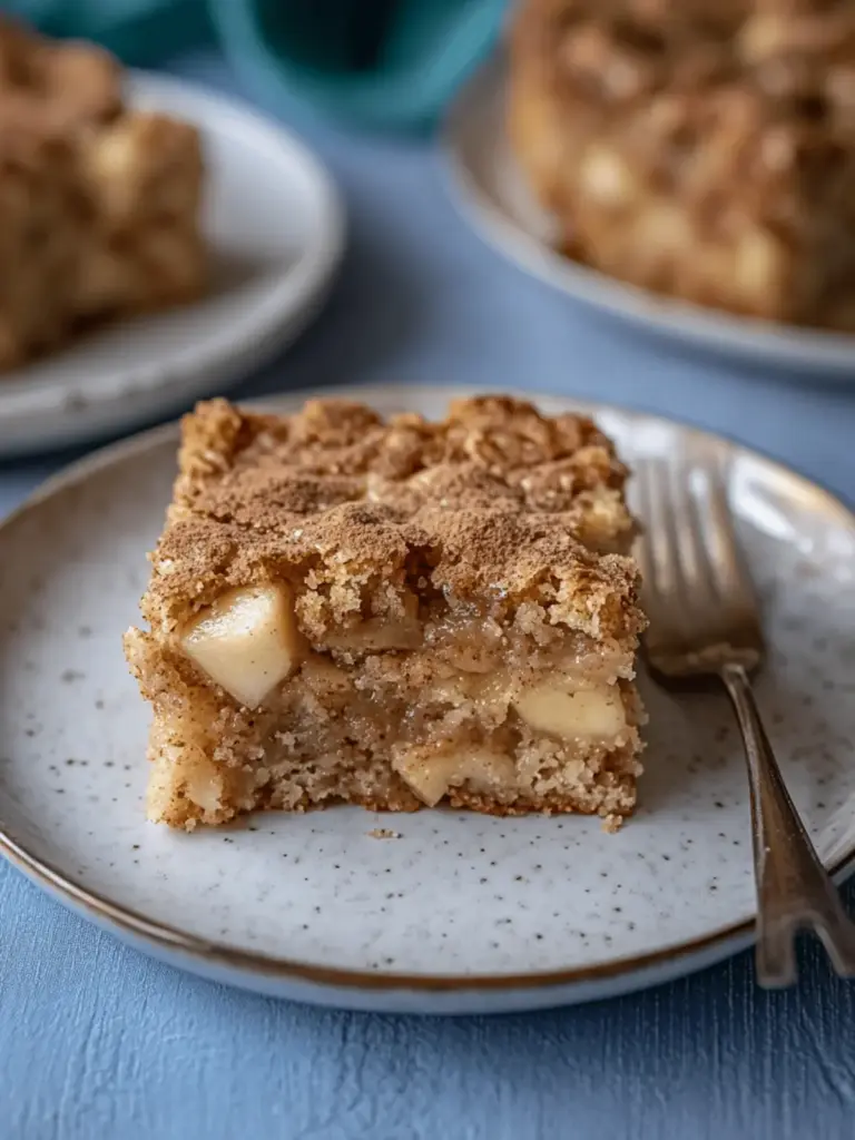 Apfel Zimt Blondies – juicy apple cake with cinnamon topping