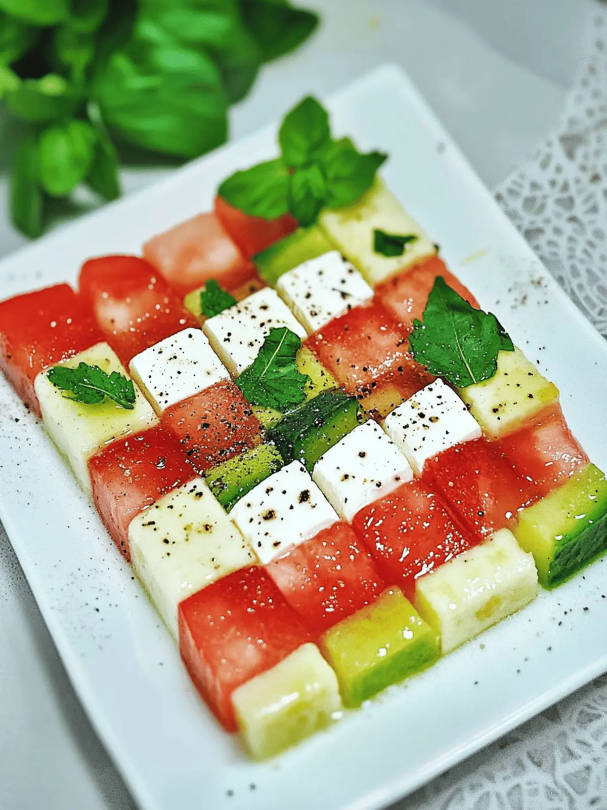 Melonen-Feta-Salat
