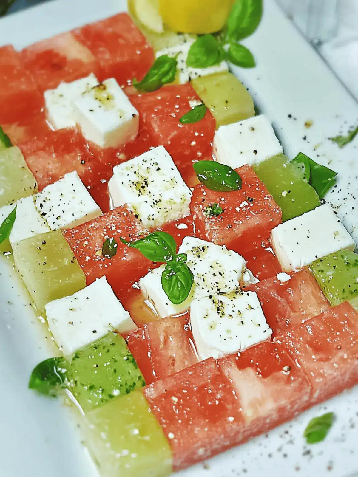 Melonen-Feta-Salat