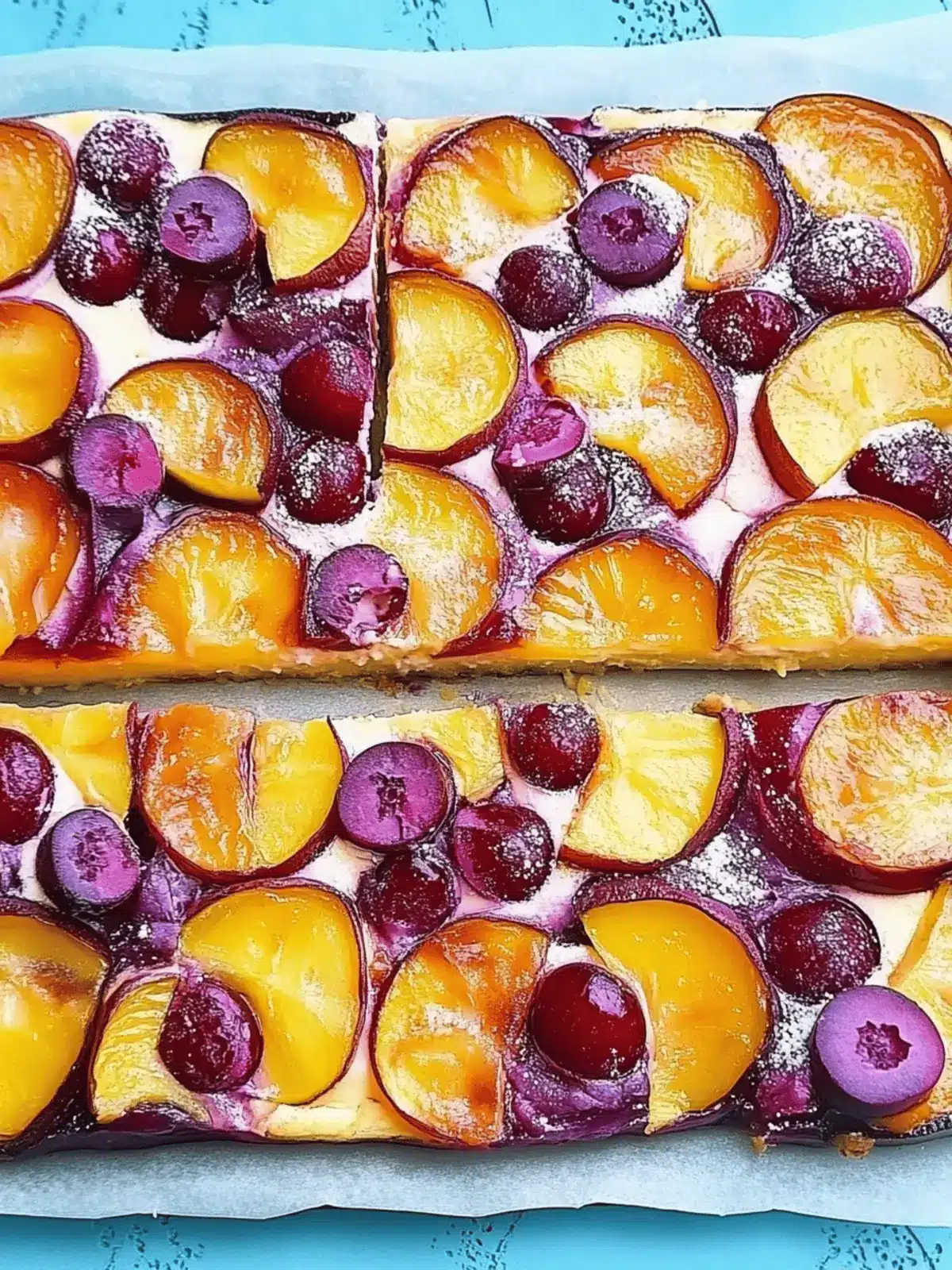 Pflaumenkuchen mit Pudding