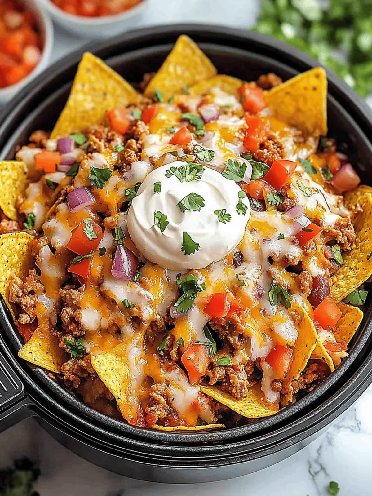 Luftfritteuse Nachos