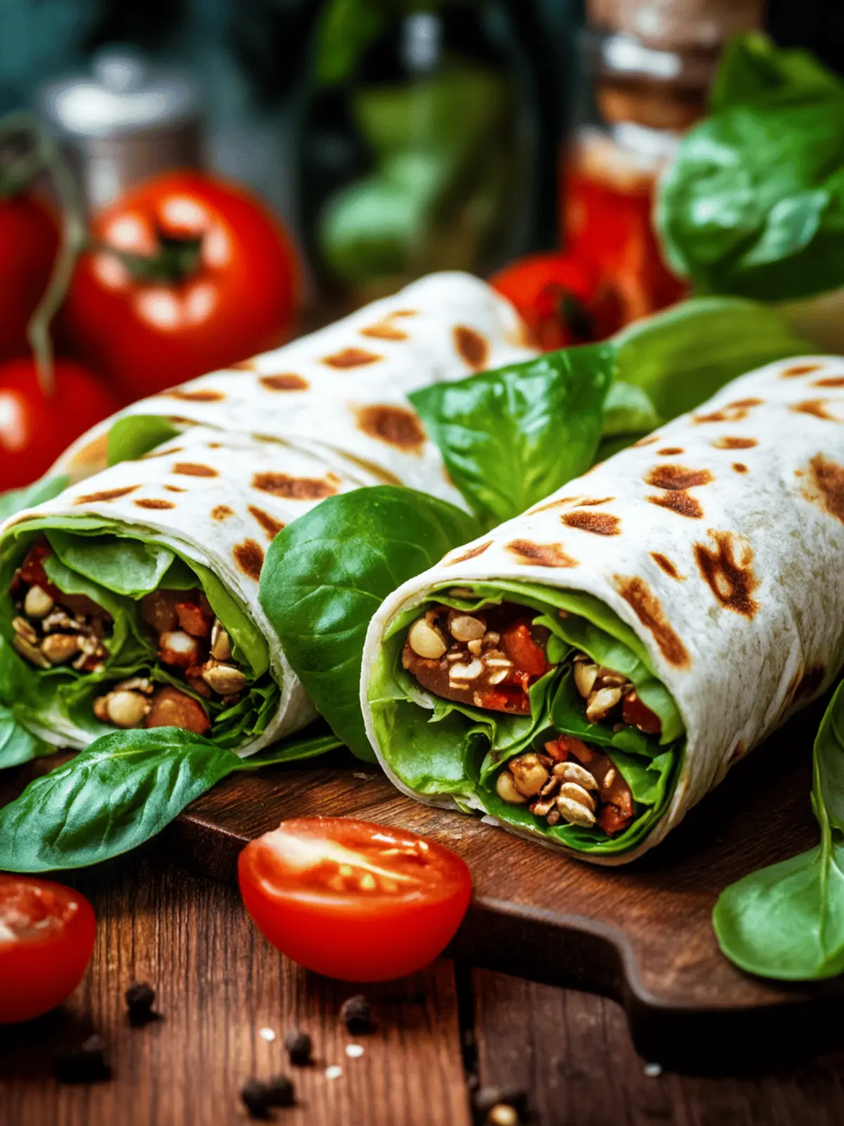 Selbstgemachte Proteinwraps schnell und einfach