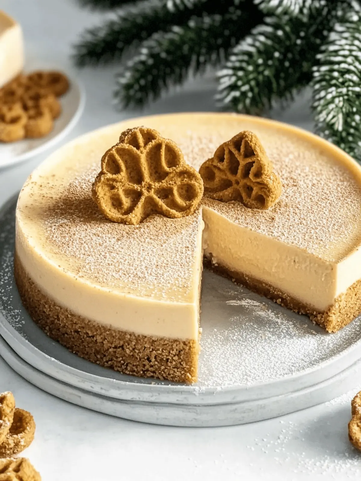 Spekulatius Käsekuchen (New York Stil)