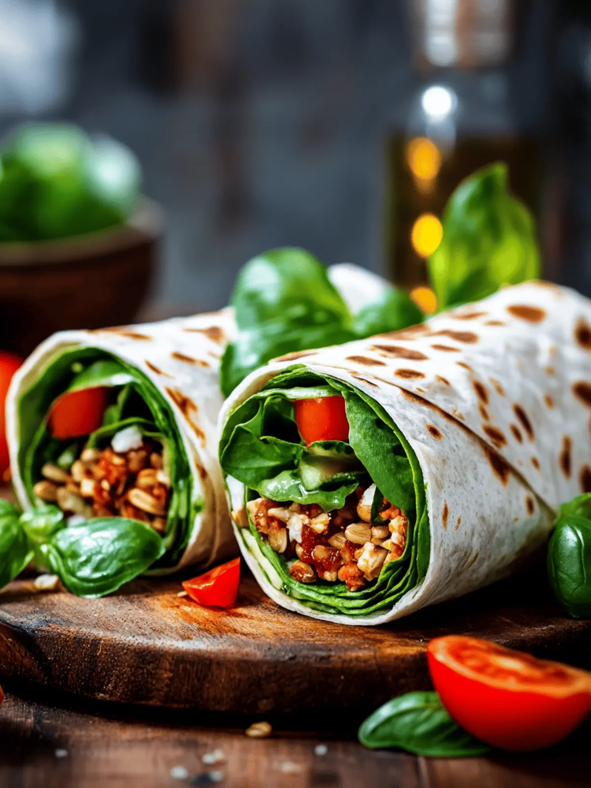 Selbstgemachte Proteinwraps schnell und einfach