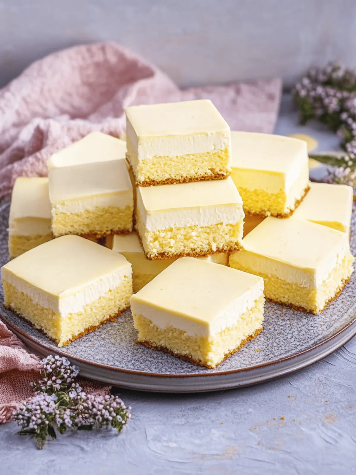Omas weltbester Käsekuchen vom Blech
