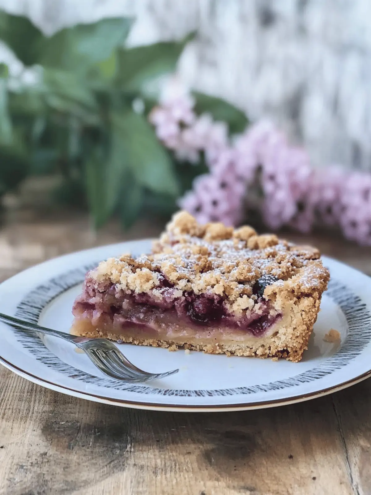 Knuspriger Pflaumenkuchen mit Streusel