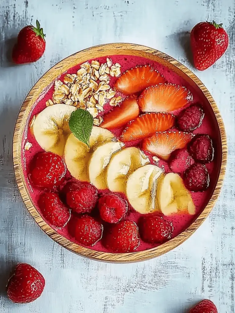 Leichte Smoothie-Schüssel
