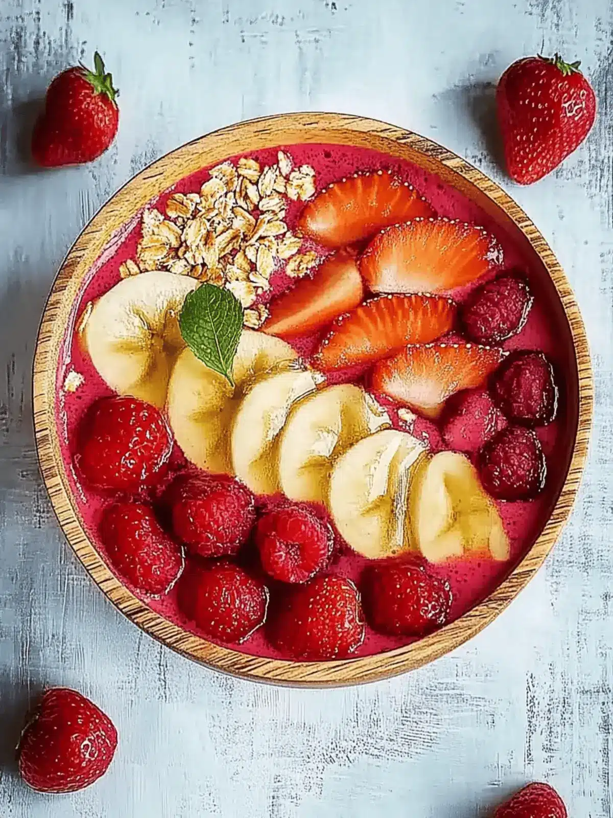 Leichte Smoothie-Schüssel