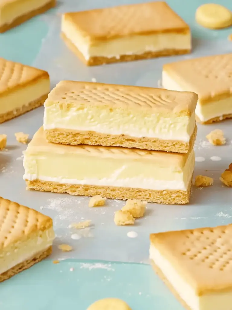 Between two cookies: Creamy vanilla dream to bite