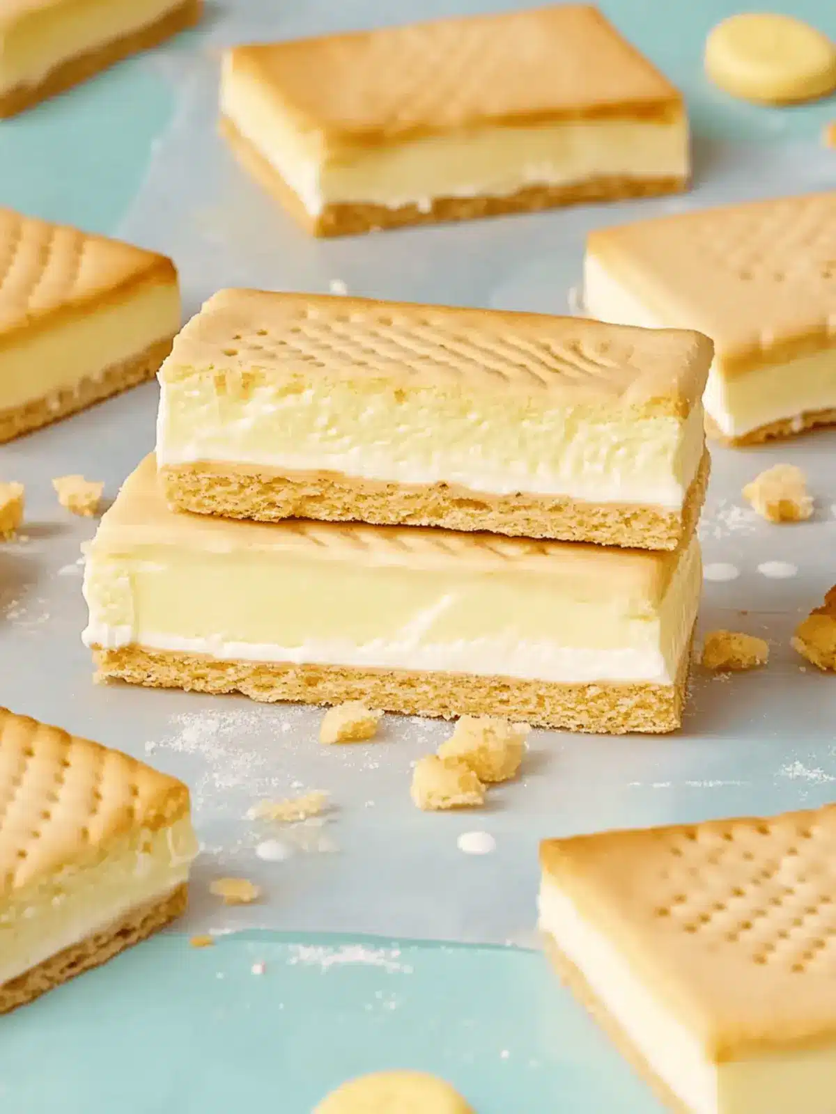 Between two cookies: Creamy vanilla dream to bite