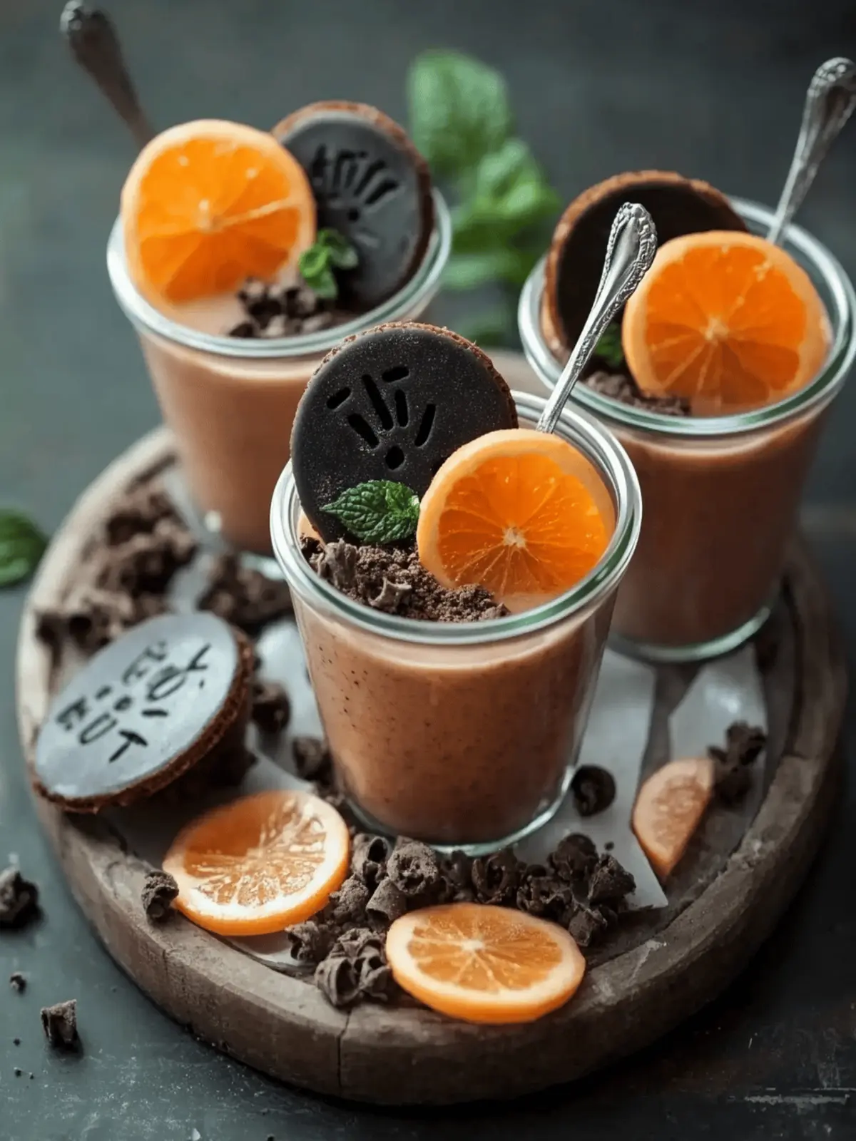 Gruselige Mousse au Chocolat