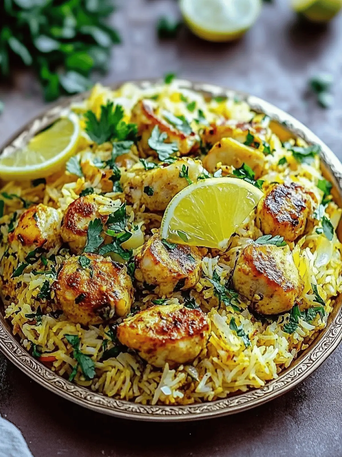 Hähnchen Biryani