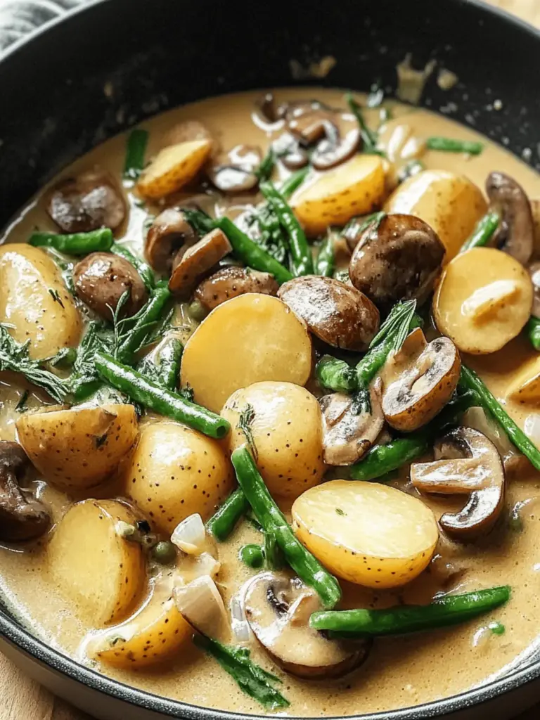 Kartoffel-Pilz-Pfanne mit Bohnen