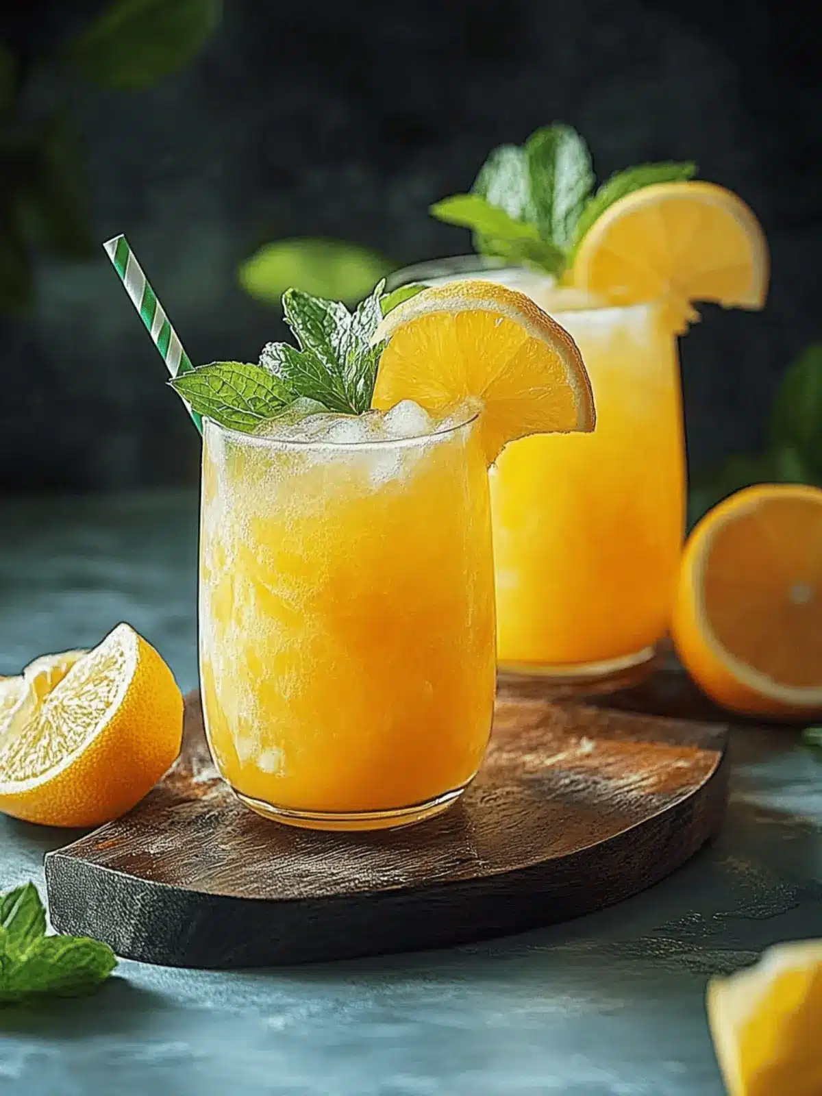 Mango Limetten Cocktail alkoholfrei