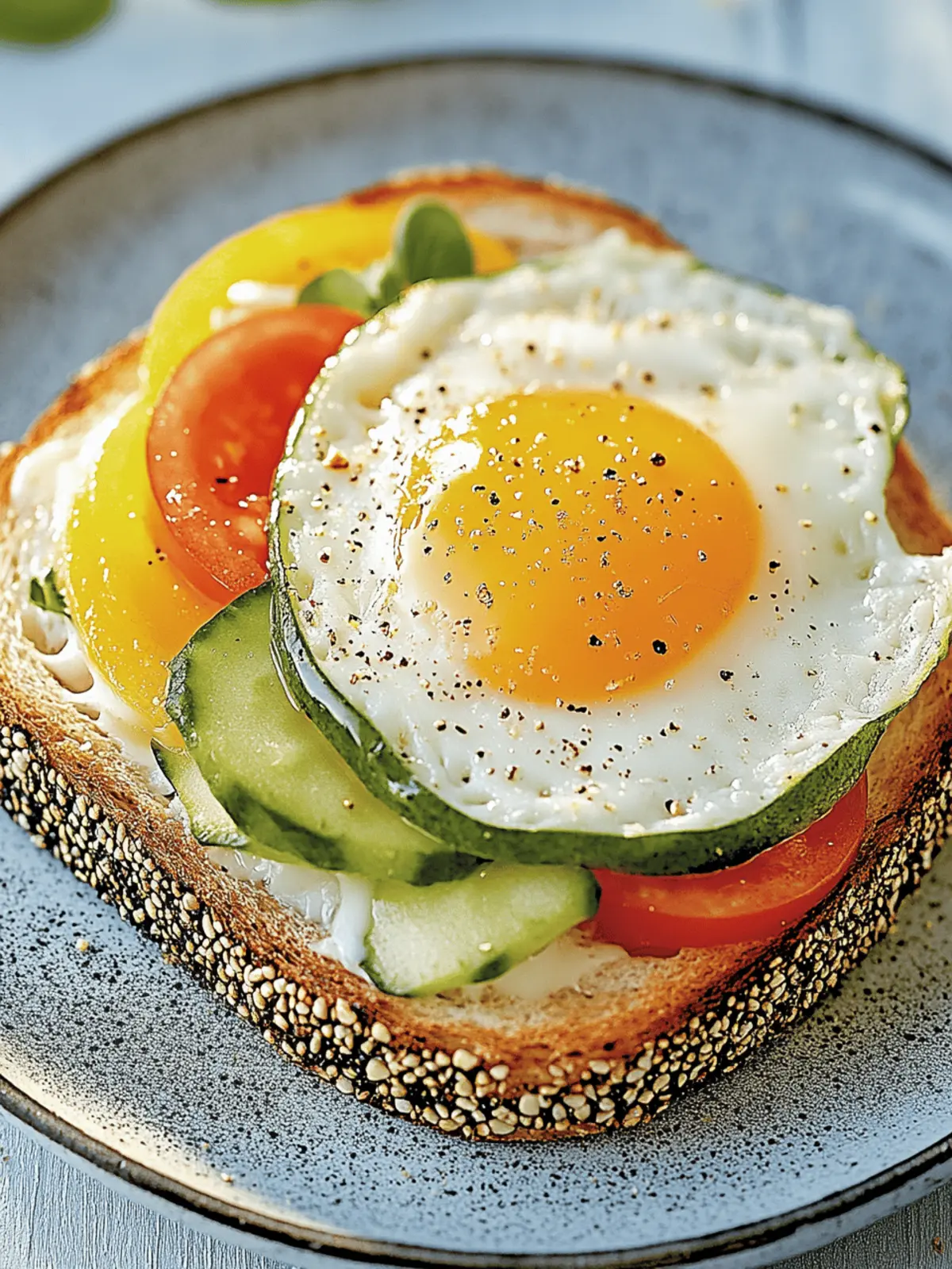 Powerschnitte mit Spiegelei