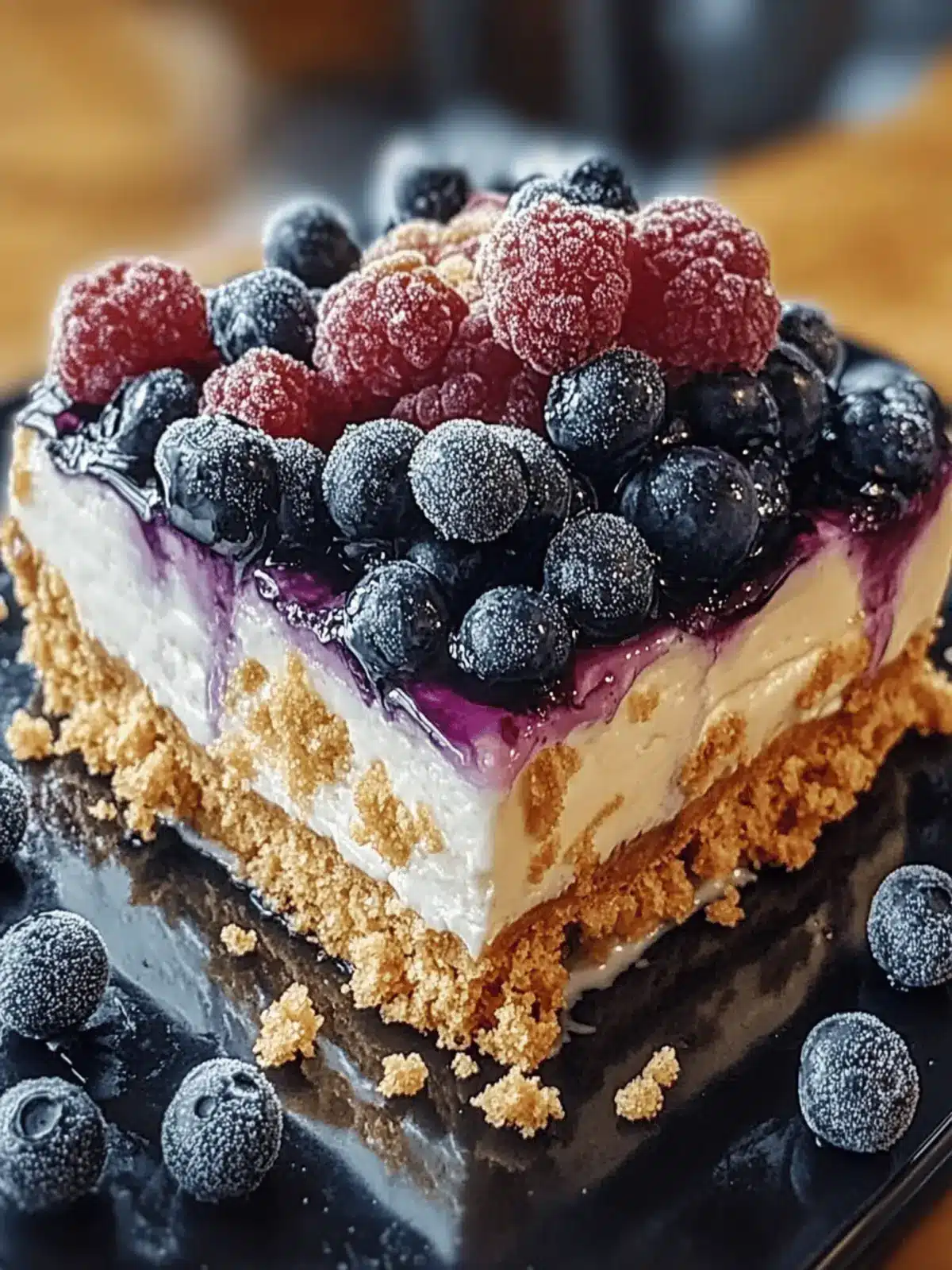 Heidelbeer Streusel Käsekuchen