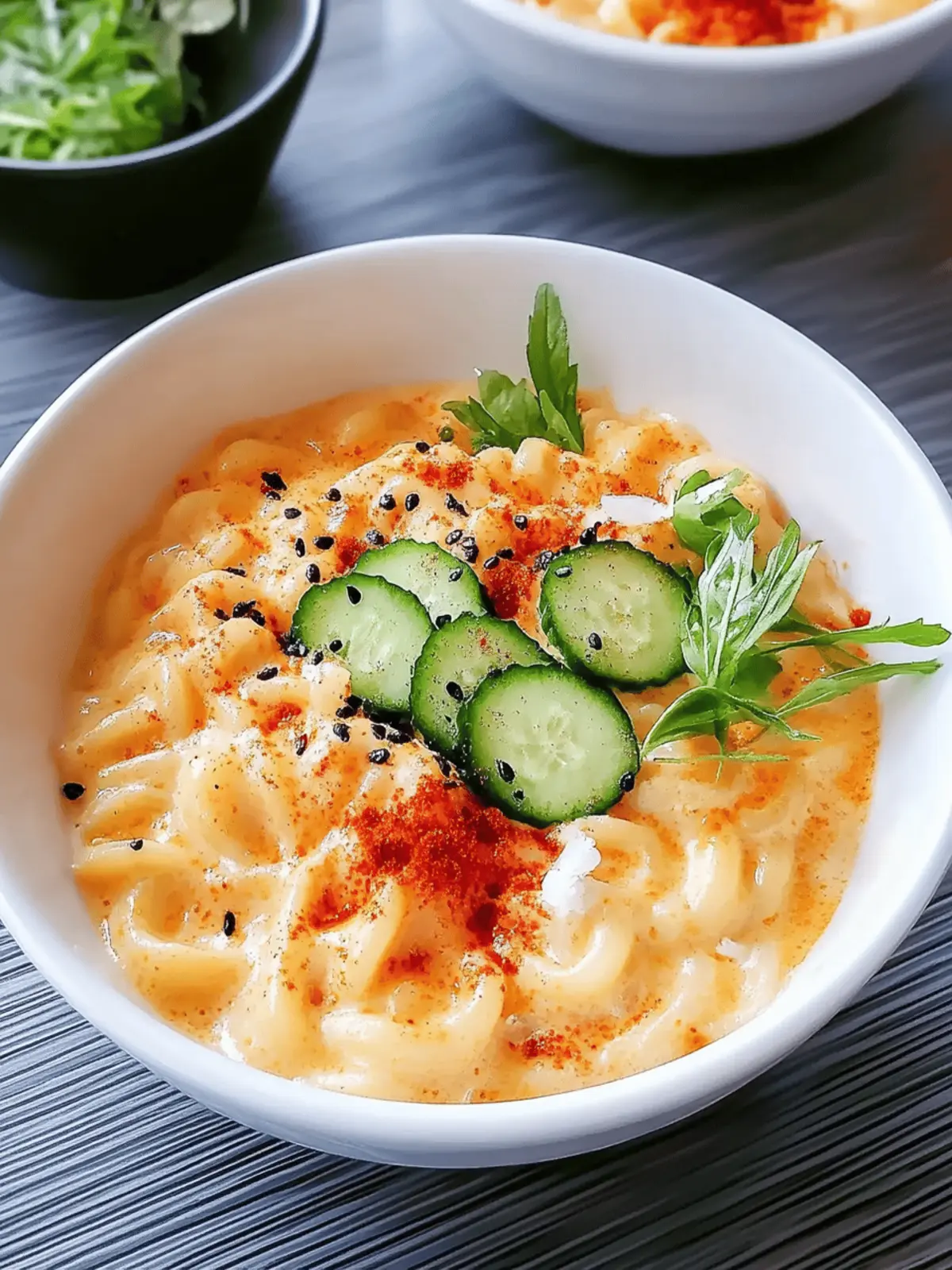 Cremige Kimchi Udon