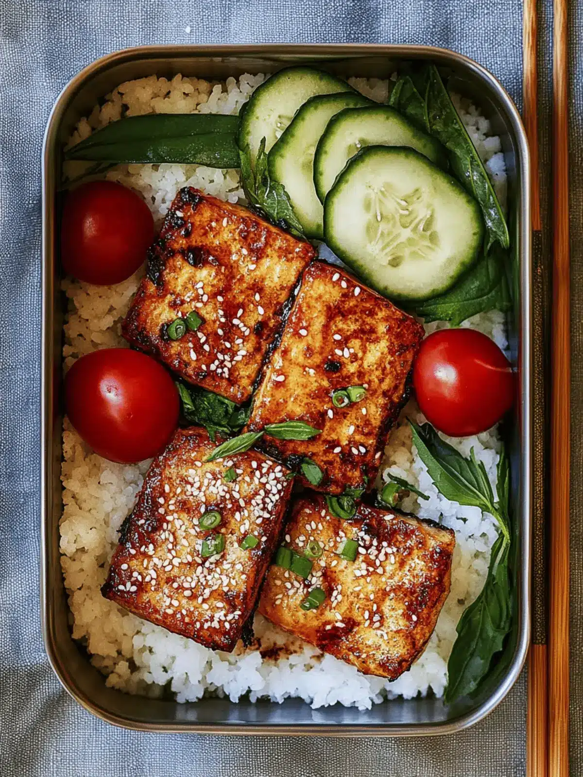 Tofu Teriyaki Bento Box