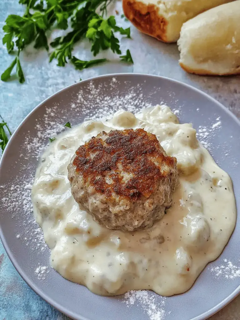 Kohlrabigemüse in heller Soße mit Frikadellen und Spätzle
