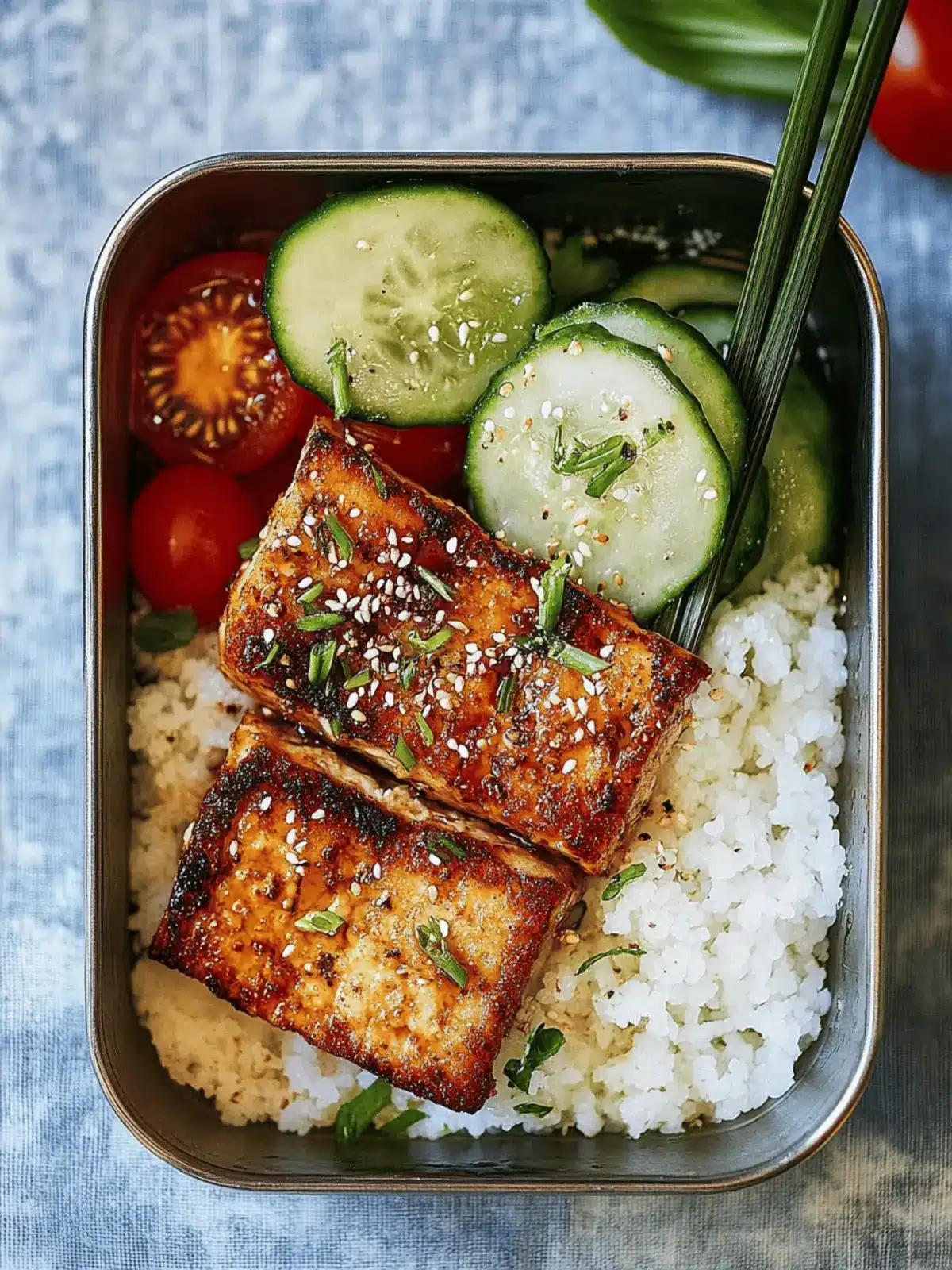 Tofu Teriyaki Bento Box