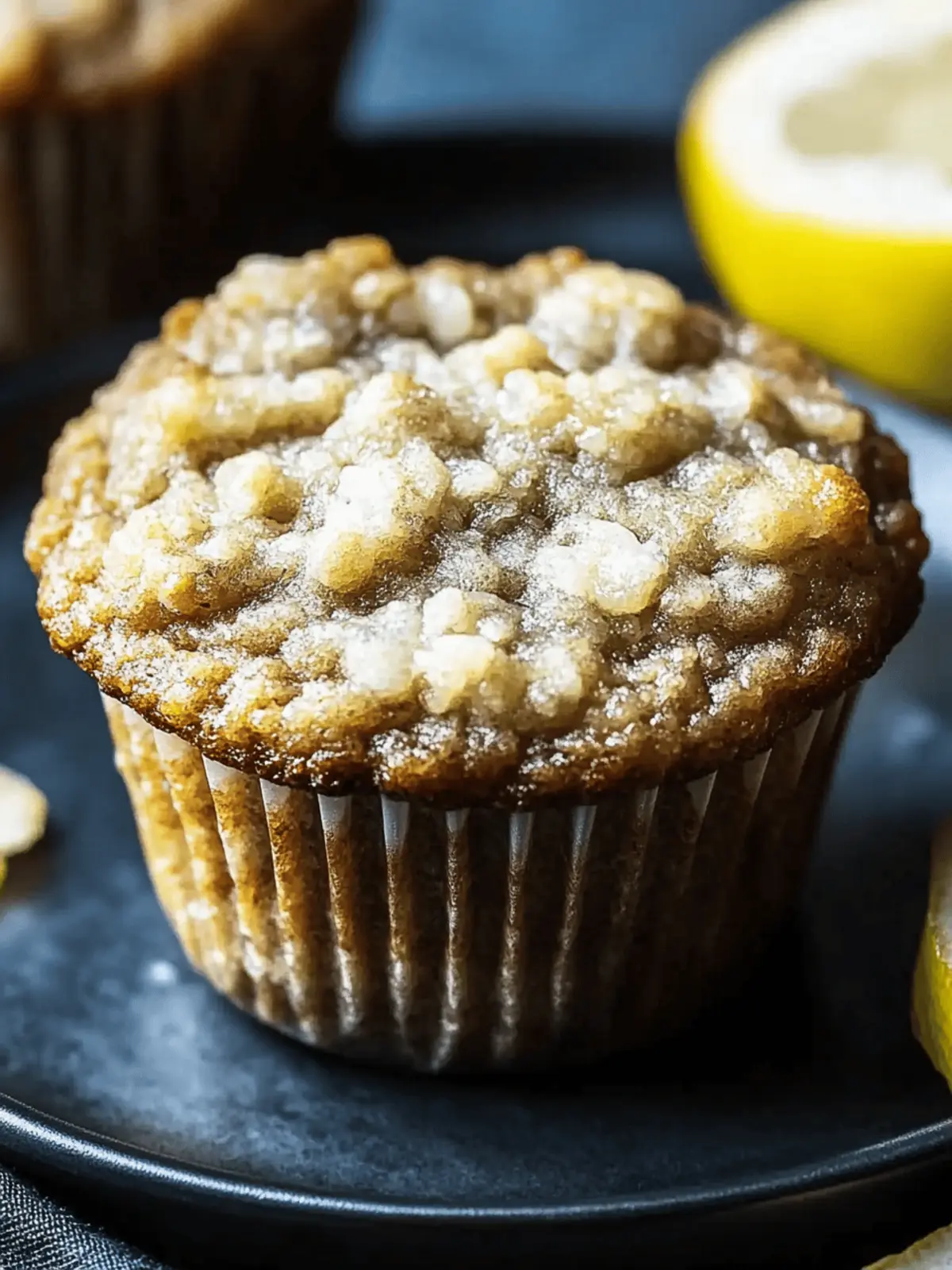 Gesunde Bananen-Hafer-Muffins