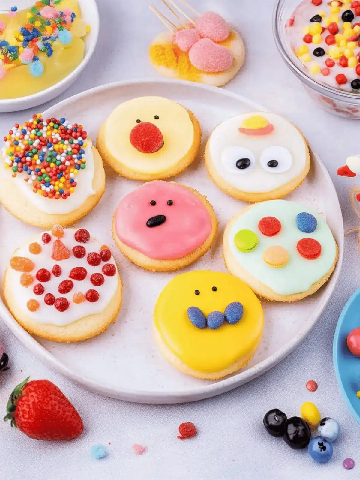 Mini-Amerikaner mit Zuckerguss