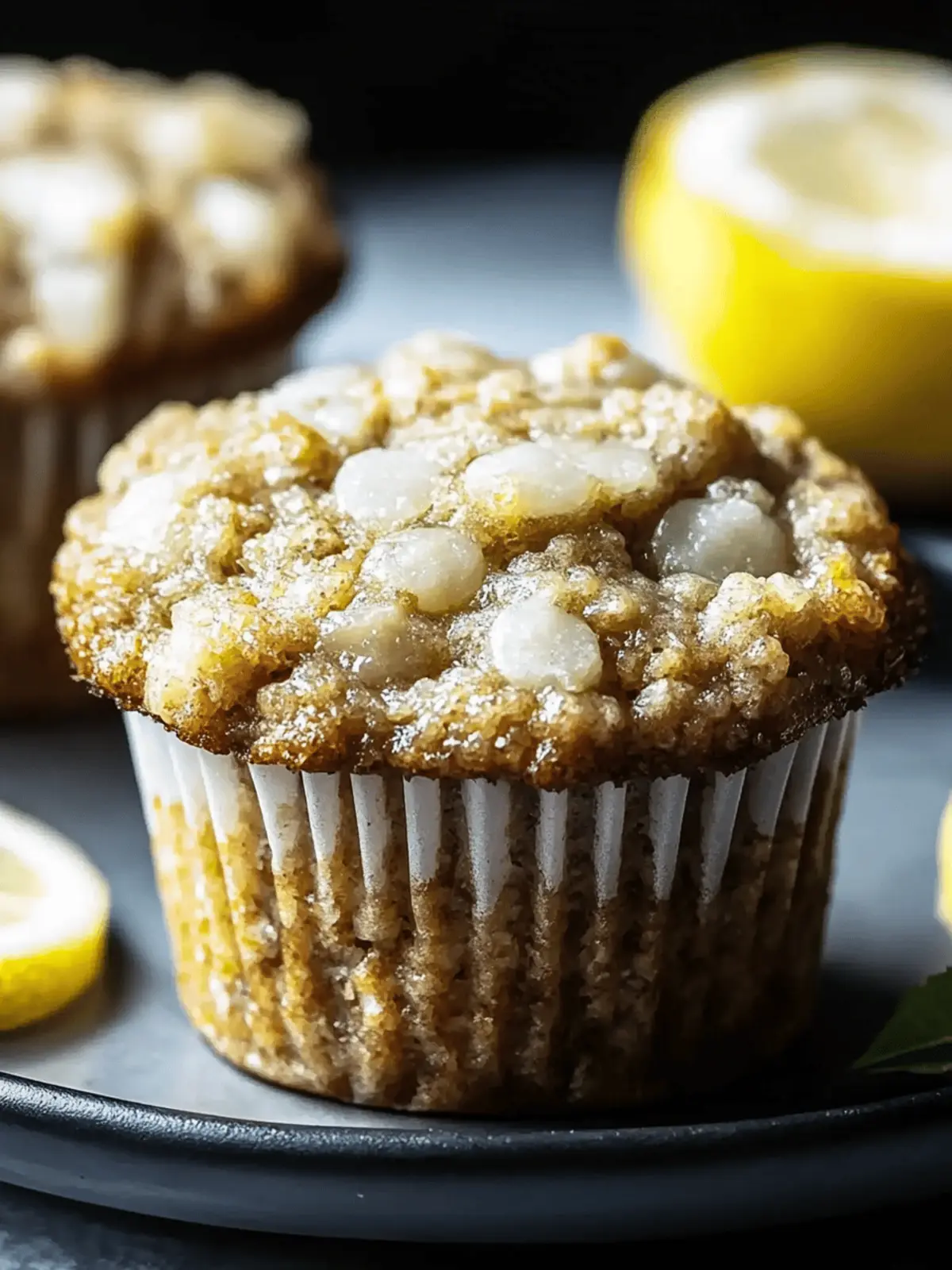 Gesunde Bananen-Hafer-Muffins