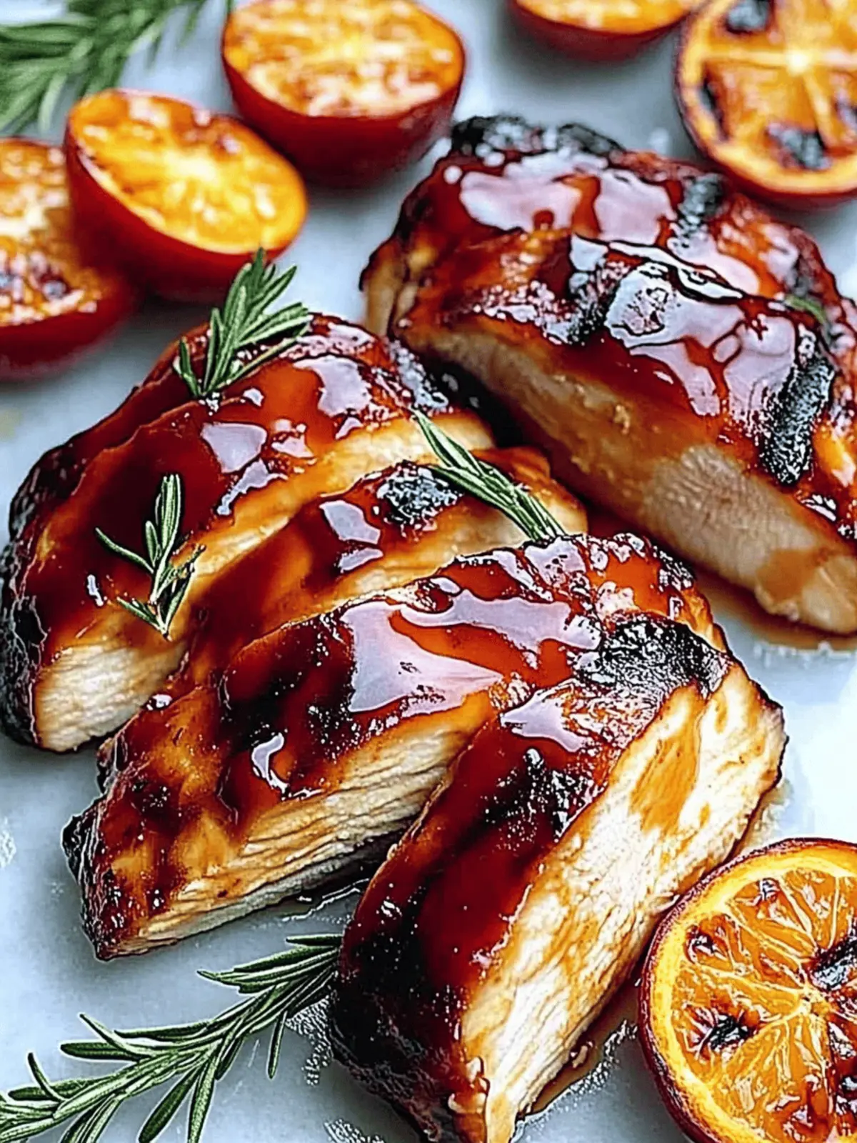 BBQ Hähnchenfilets marinieren