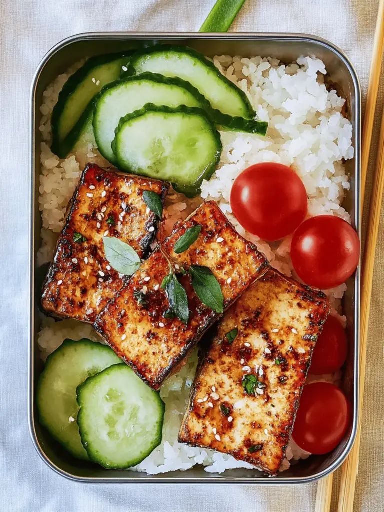 Tofu Teriyaki Bento Box