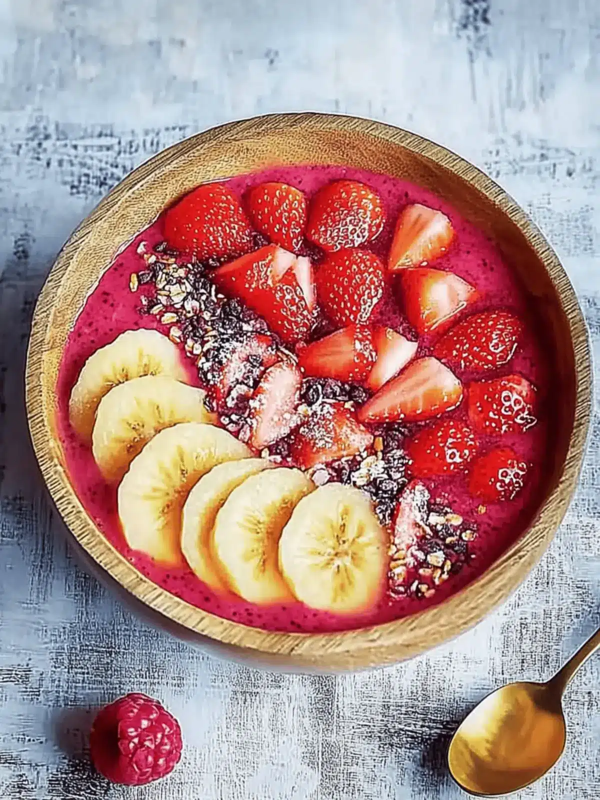 Leichte Smoothie-Schüssel