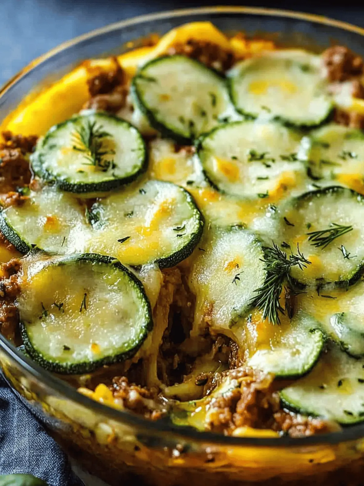 Saftiger Hack Zucchini Auflauf