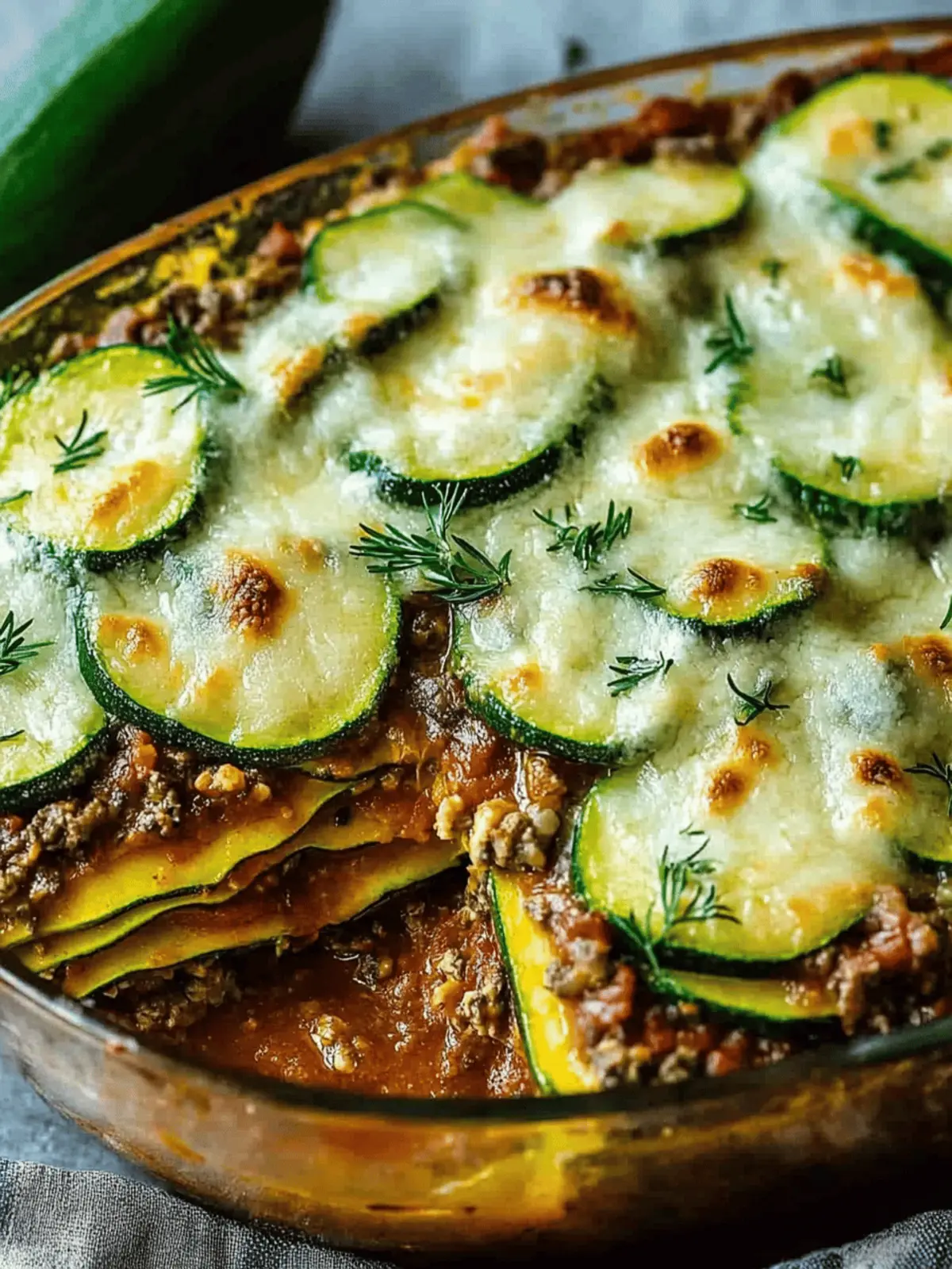 Saftiger Hack Zucchini Auflauf