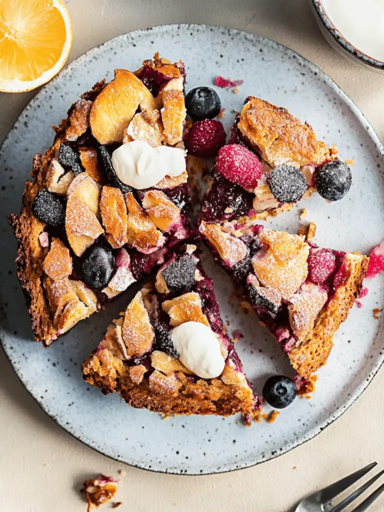 Zwetschgenkuchen mit Mandelkruste