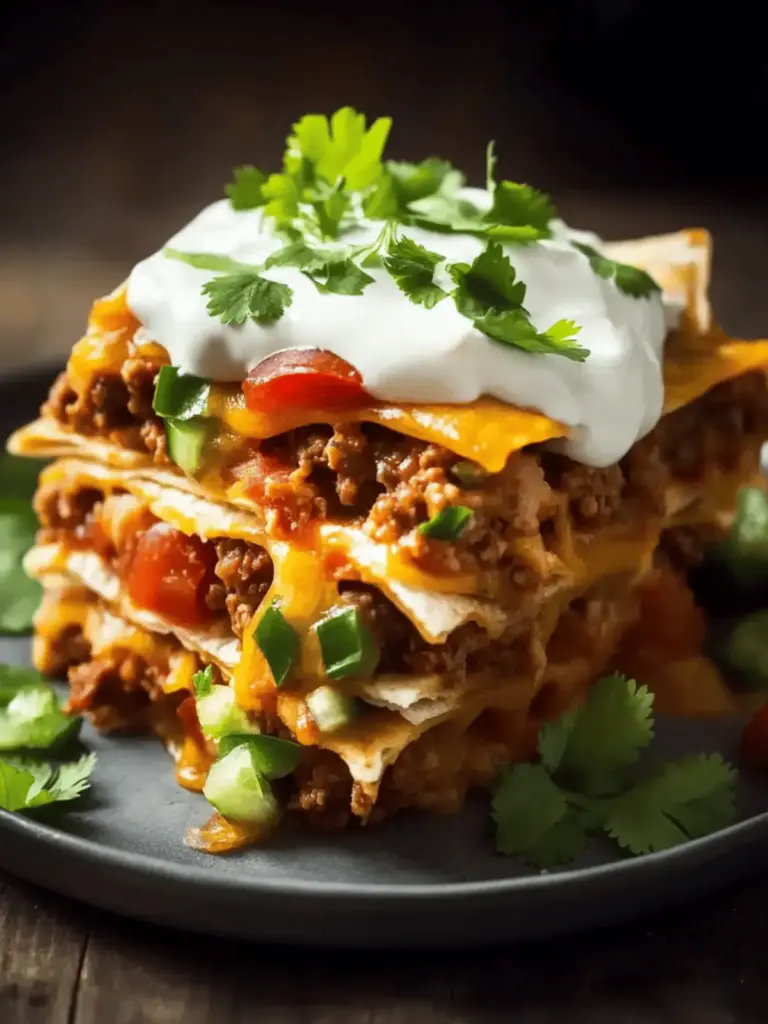Leckerer Burrito-Auflauf
