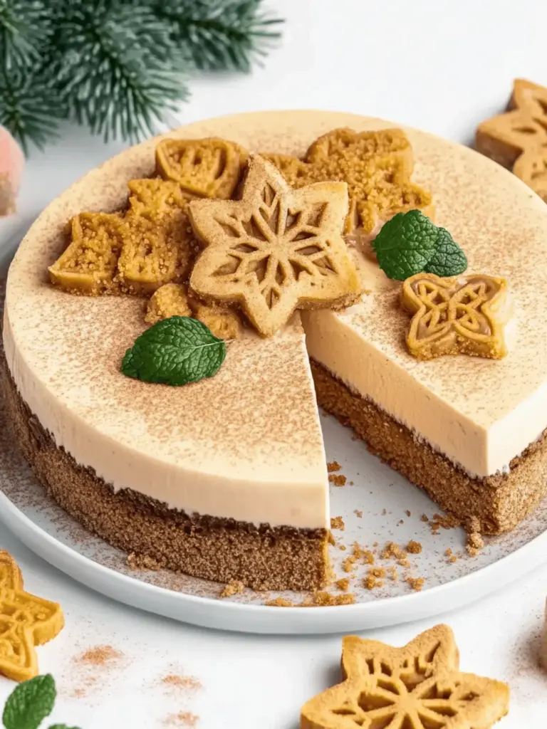 Spekulatius Käsekuchen (New York Stil)