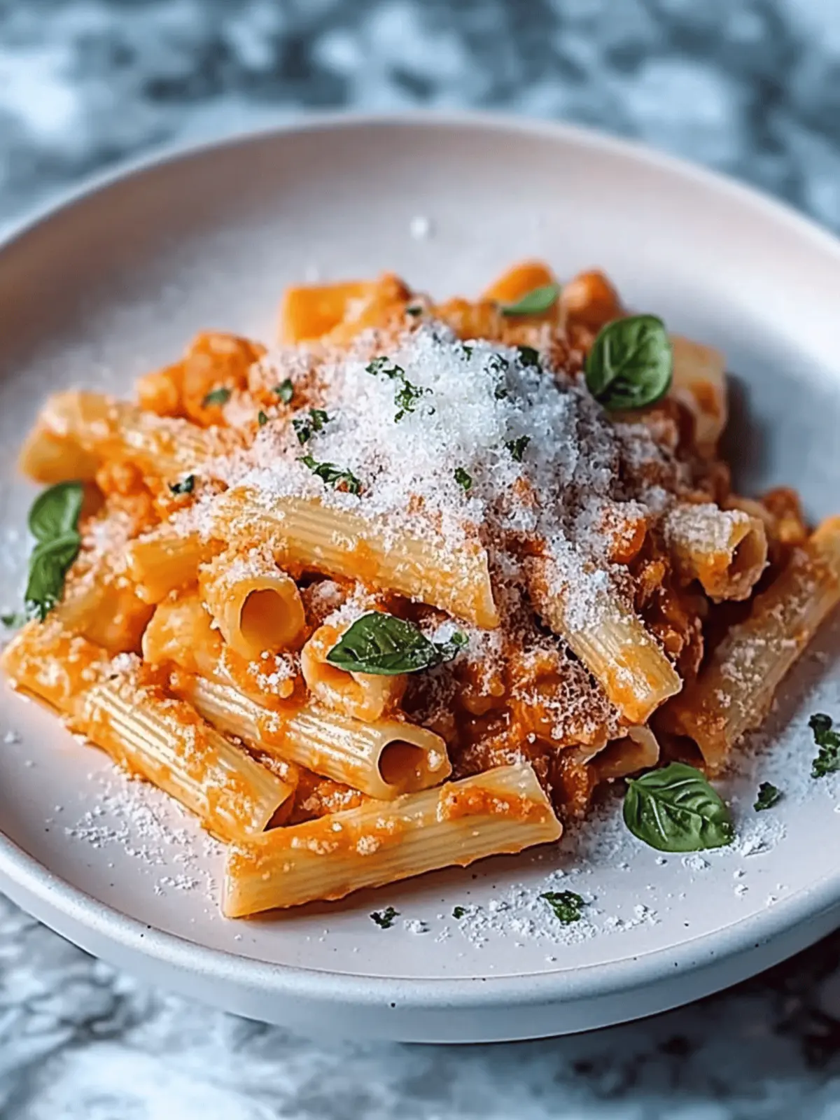 Tomate und Knoblauch Pasta Rezept für ein schnelles Abendessen