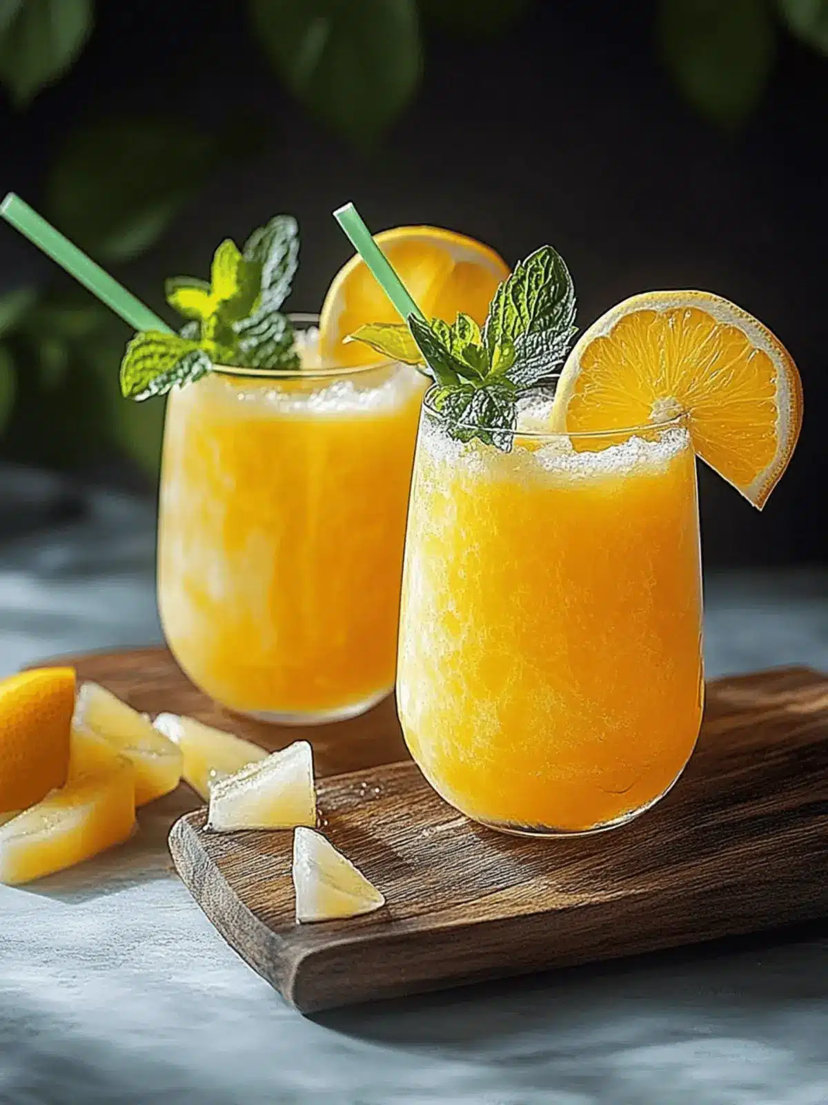 Mango Limetten Cocktail alkoholfrei
