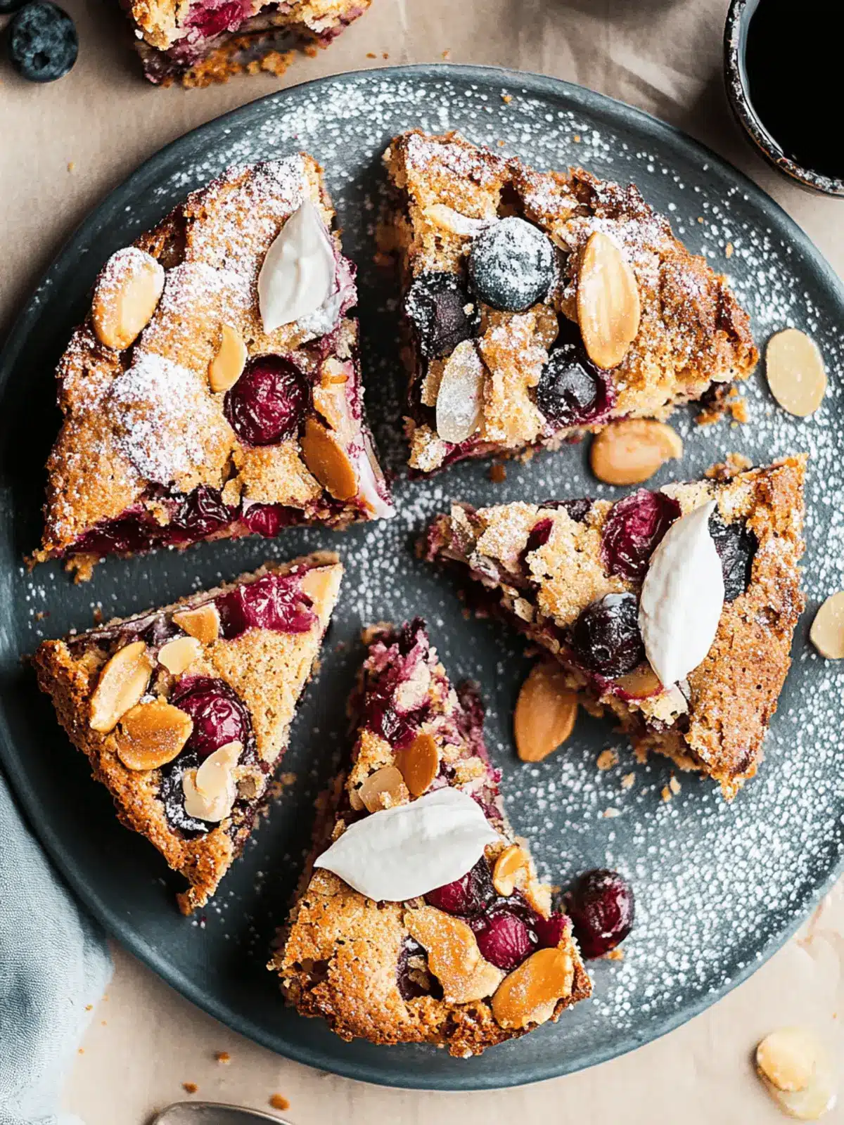 Zwetschgenkuchen mit Mandelkruste