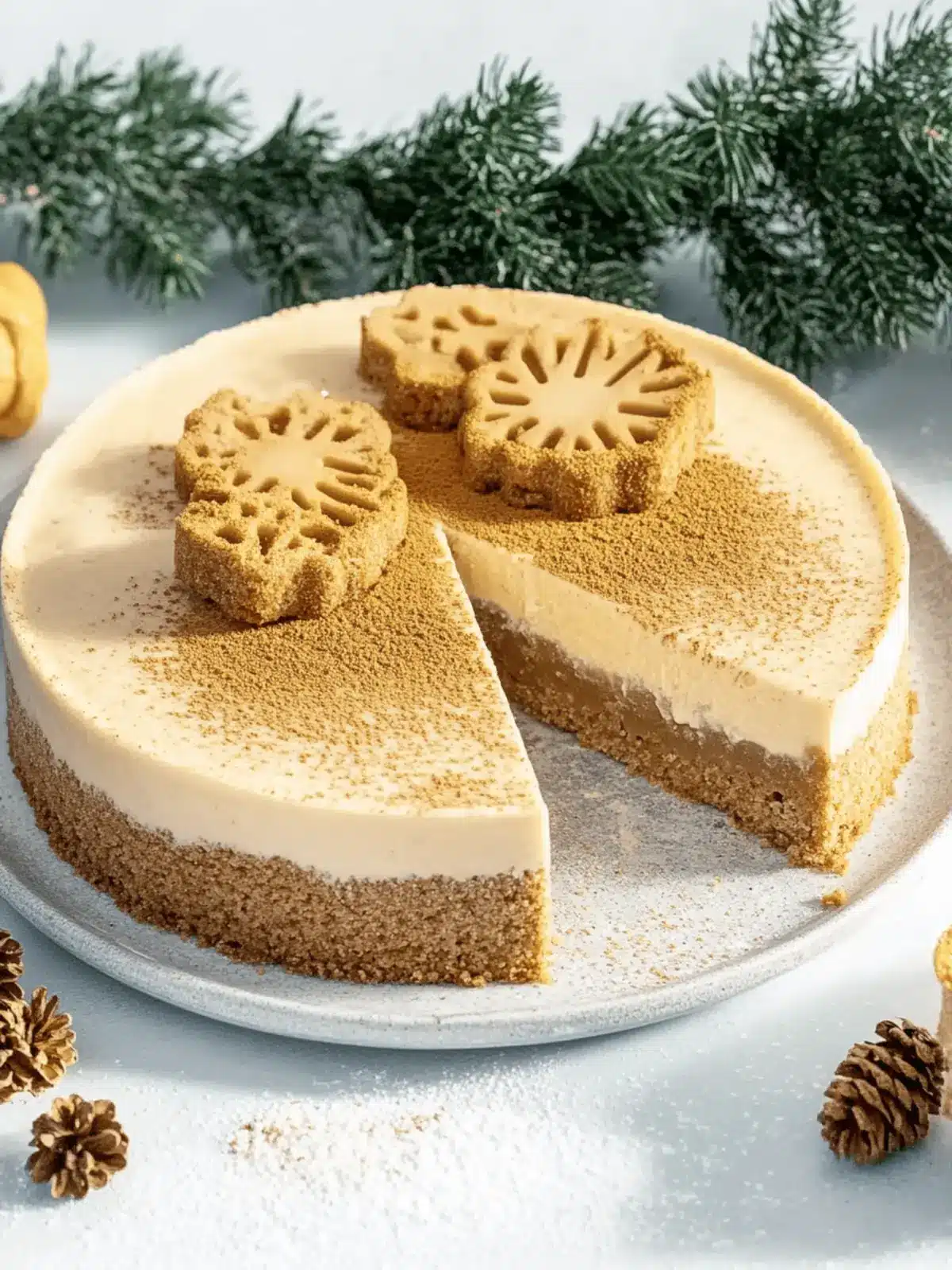 Spekulatius Käsekuchen (New York Stil)
