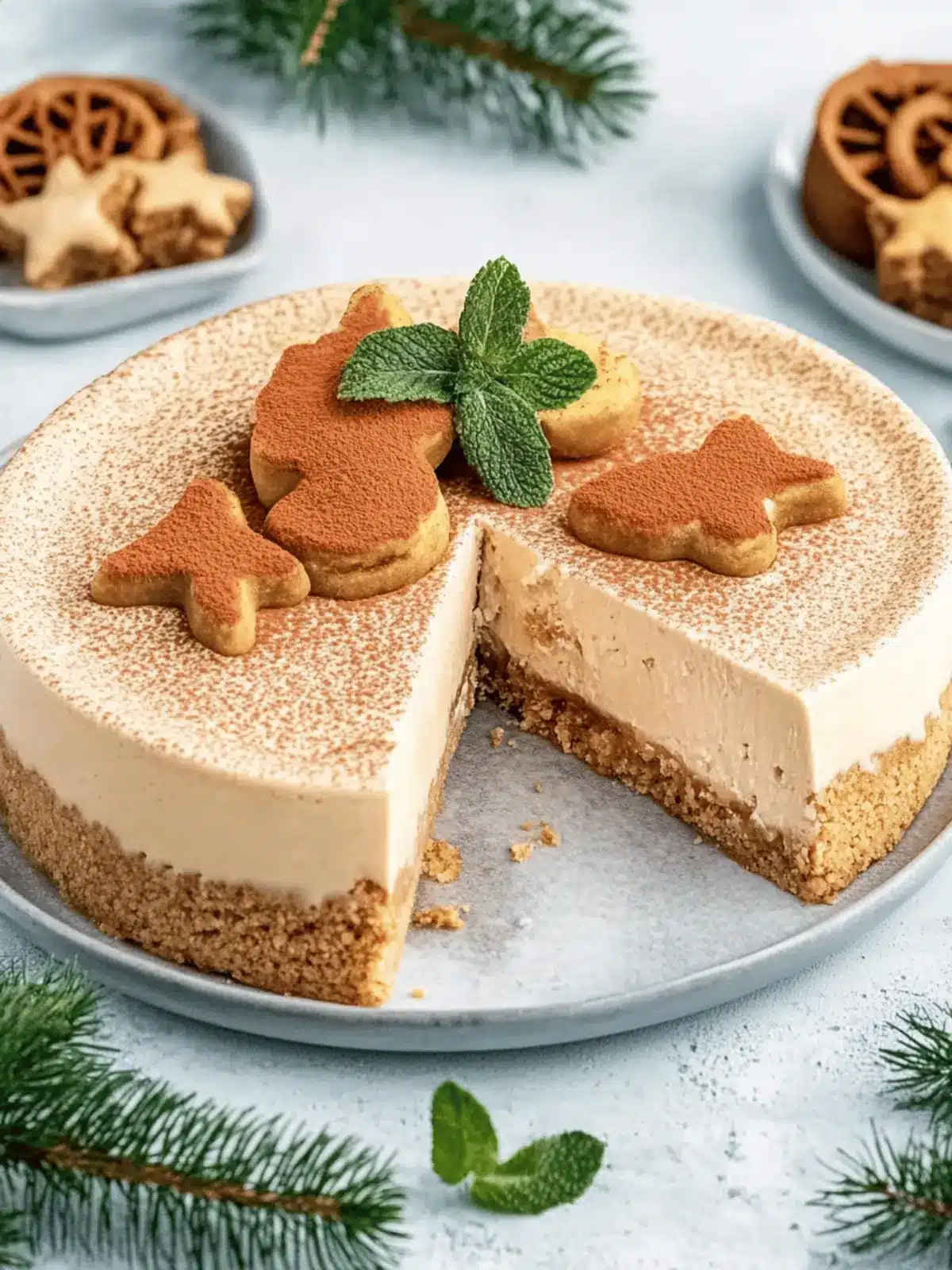 Spekulatius Käsekuchen (New York Stil)