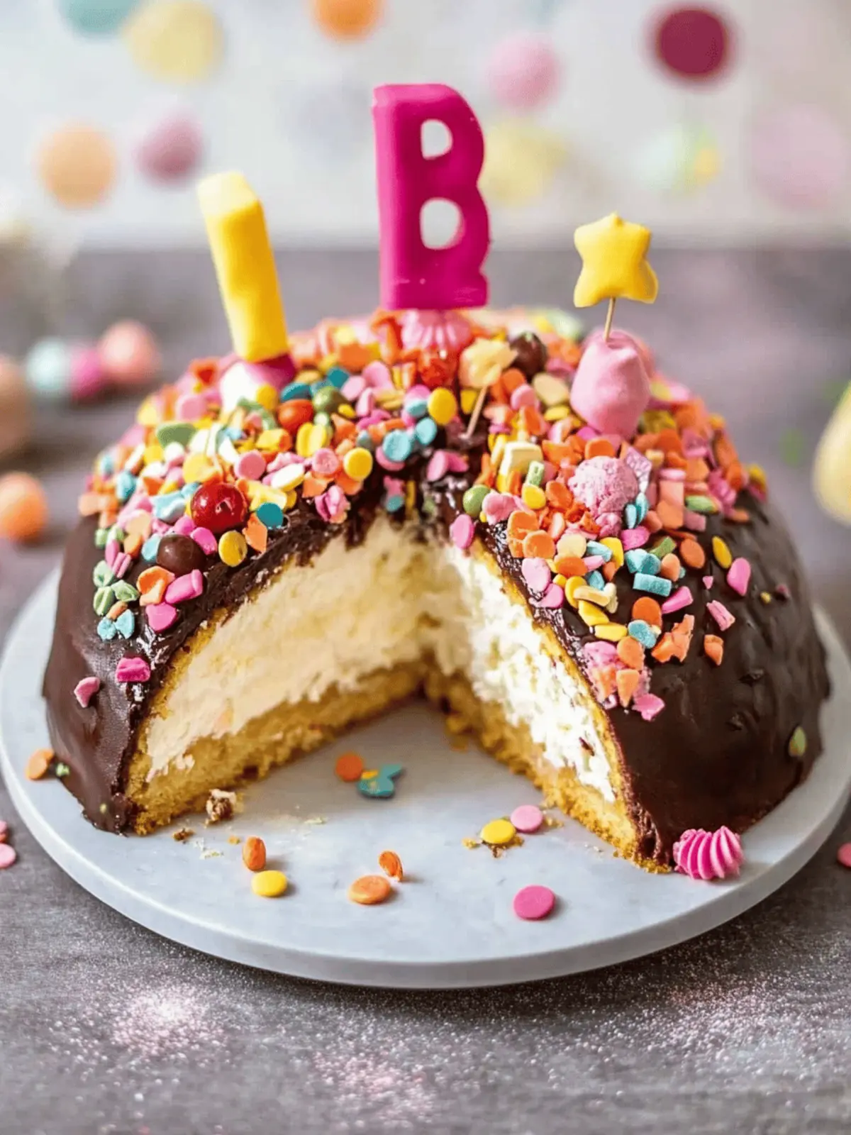 Bunte Torte zur Einschulung Rezept